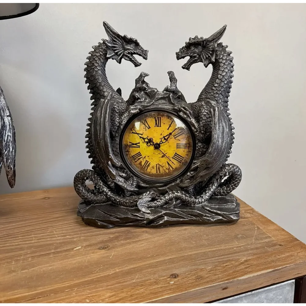 Dragon Desk Mantel Clock